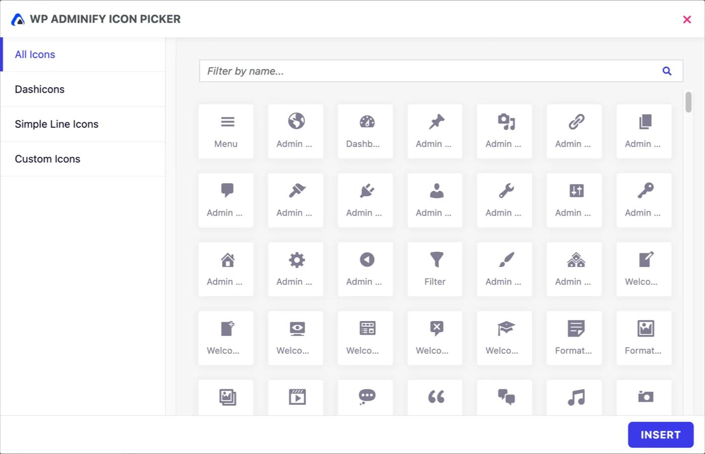 Menu Icon Library
