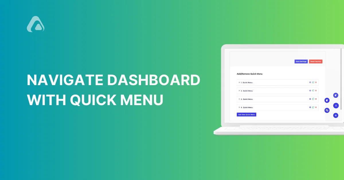 WordPress Quick Menu