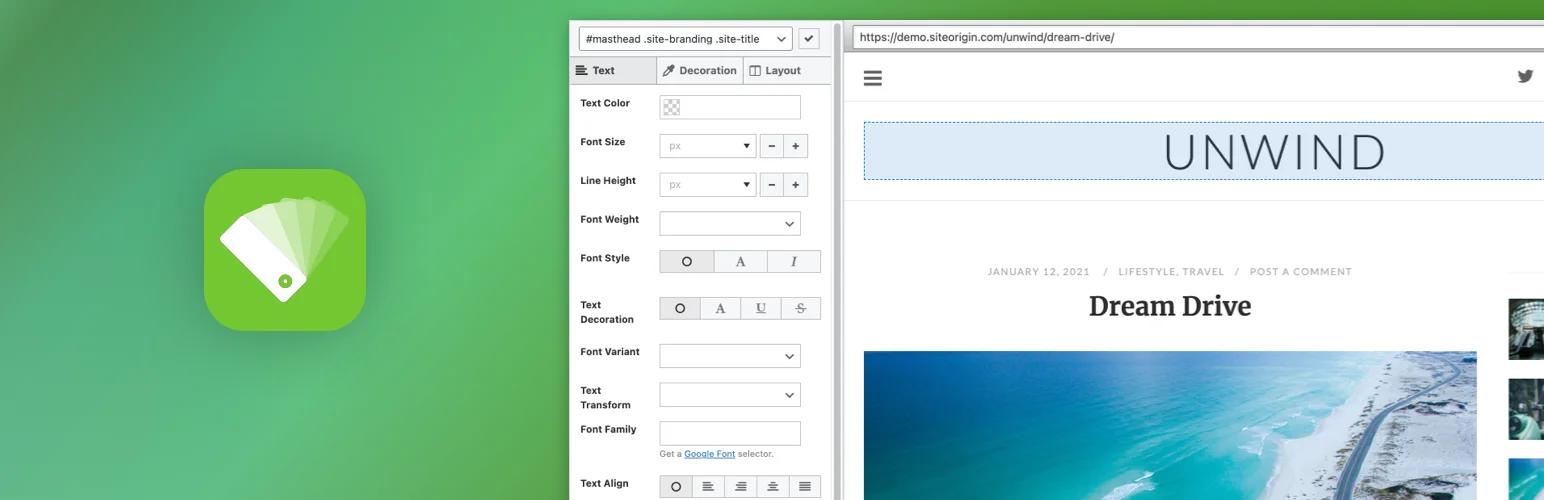 SiteOrigin CSS