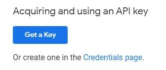 Create Google PageSpeed Insights API key