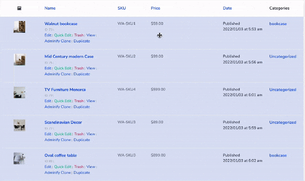 WooCommerce Post Type Order Plugin