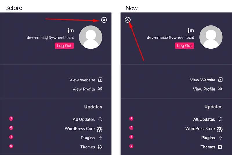WordPress RTL Offcanvas Admin Menu Issue fixed