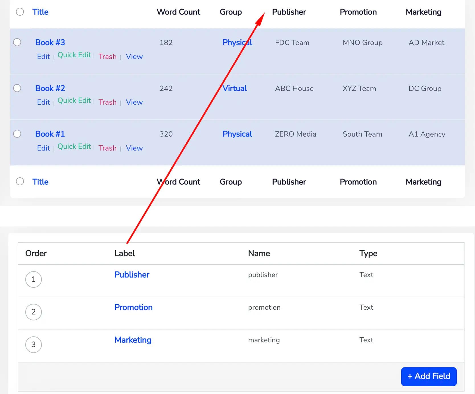 ACF Data in Post Type Admin Column