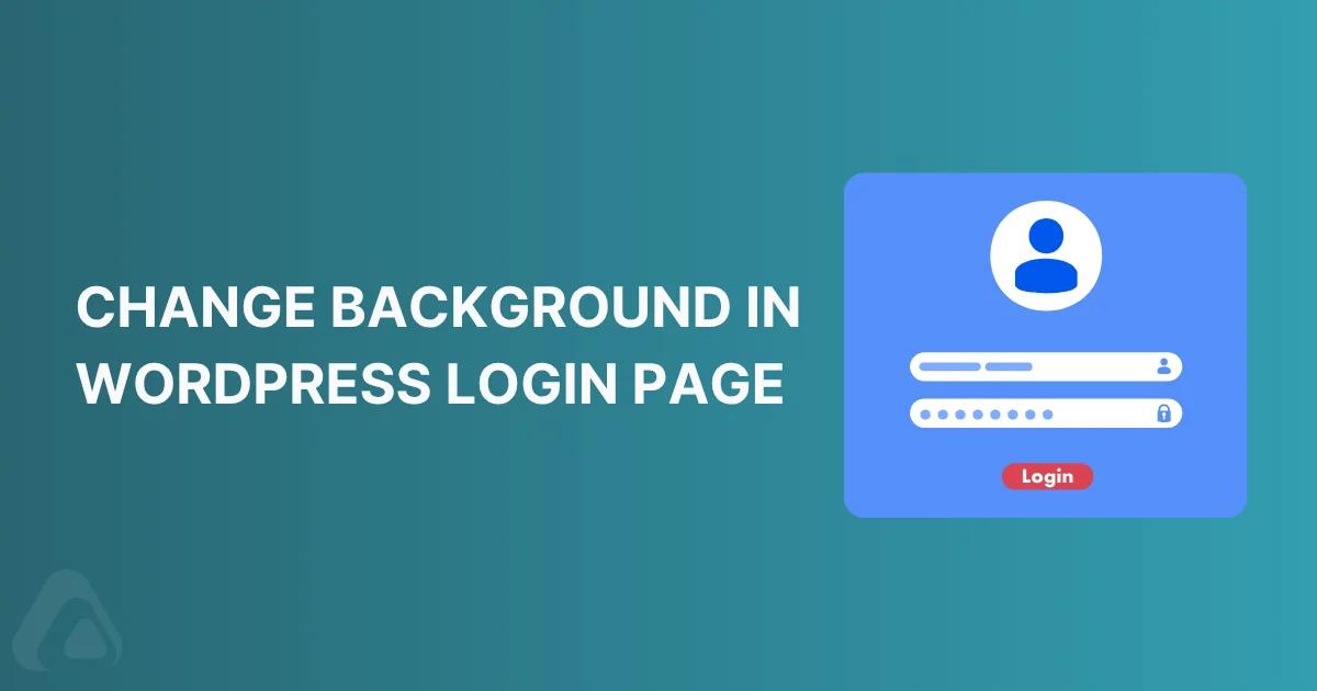 change Background in WordPress Login Page