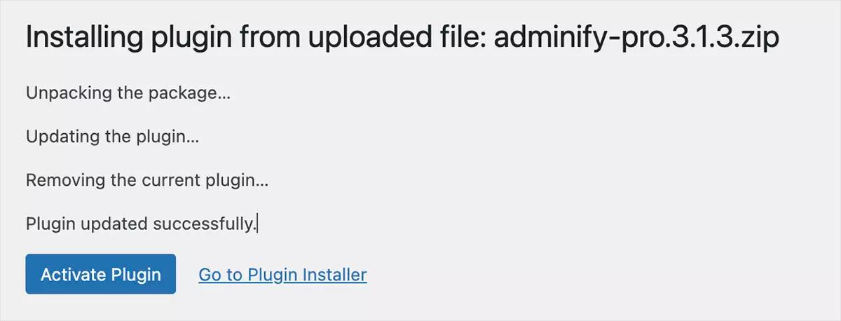 Install and Active WP Adminify Plugin