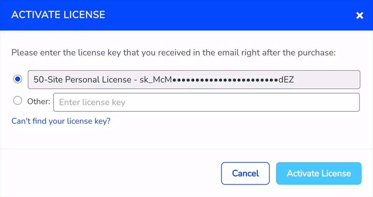 Active WP Adminify license key