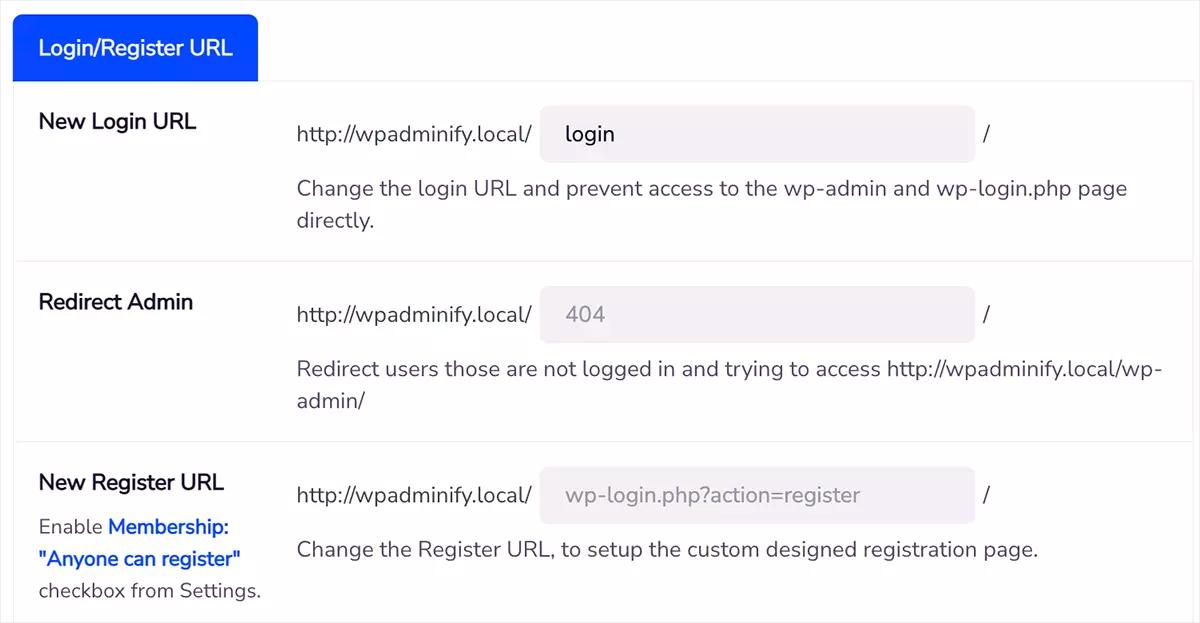 Change WordPress login page URL