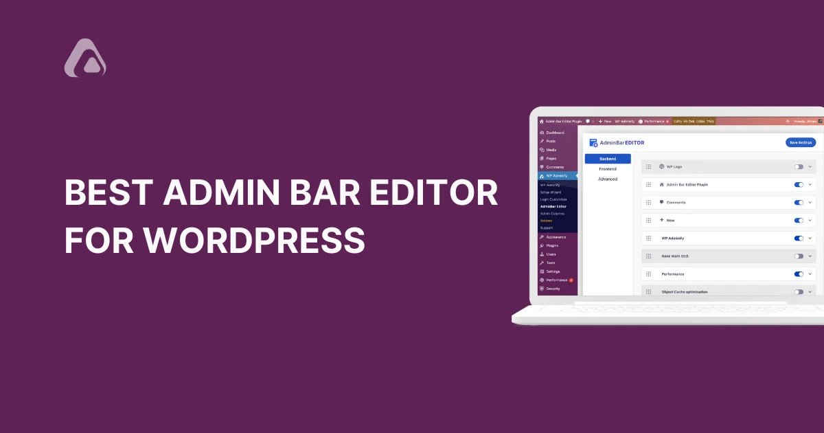 WordPress Toolbar Editor