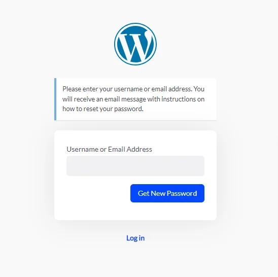 Enter your username or email address to reset password