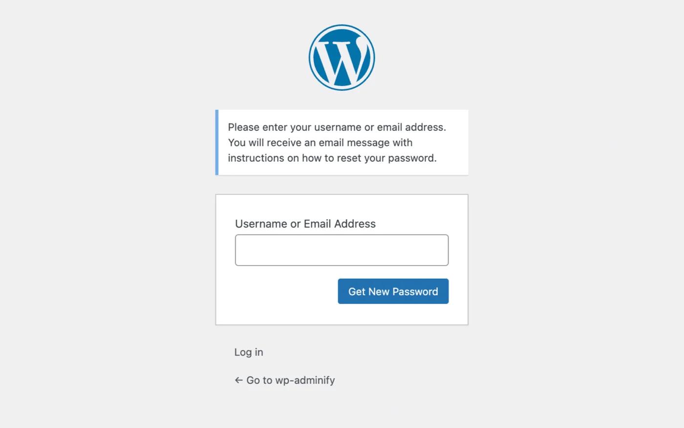 Reset username and password in WordPress