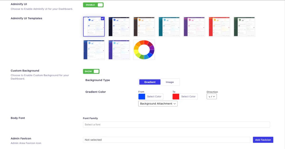 Customize WordPress Dashboard Admin Panel