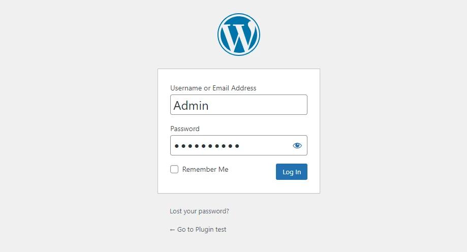 Login to your WordPress Dashboard