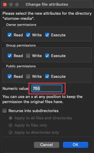 File permissions
