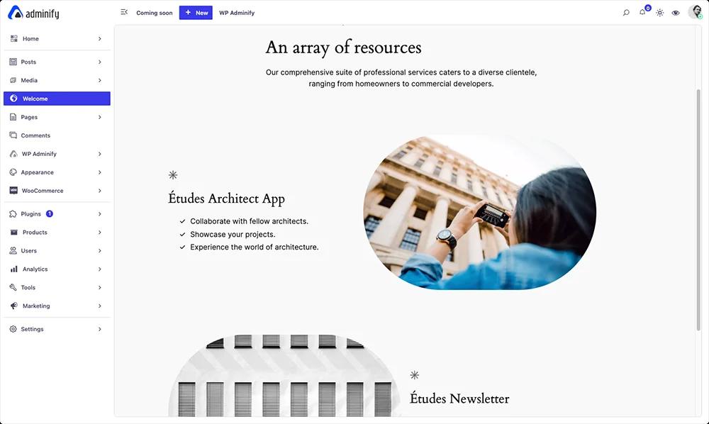 Create custom admin page in WordPress Dashboard