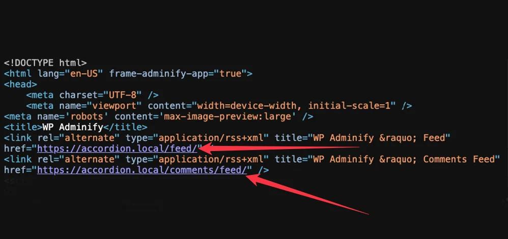 Remove feed links from WordPress Head