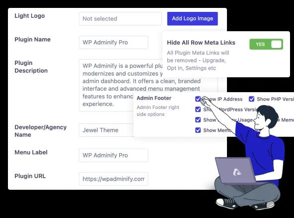 WordPress and WP Adminify White label