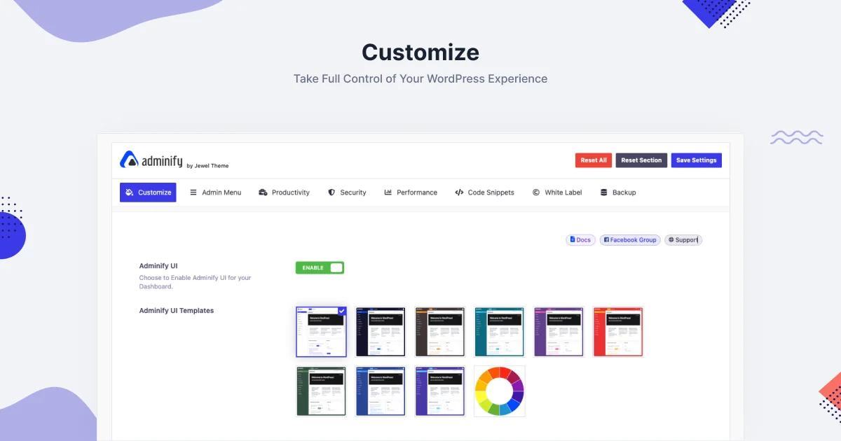 WordPress Dashboard Customization