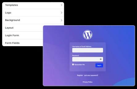 Custom Login Page for WordPress White label