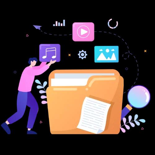 Organized with Folders
