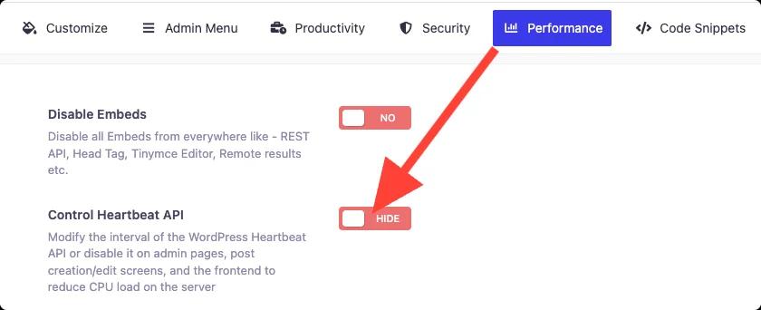 Enable Heartbeat API in WordPress