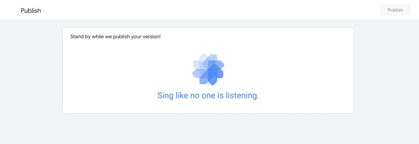 Sing like no one is listening notice