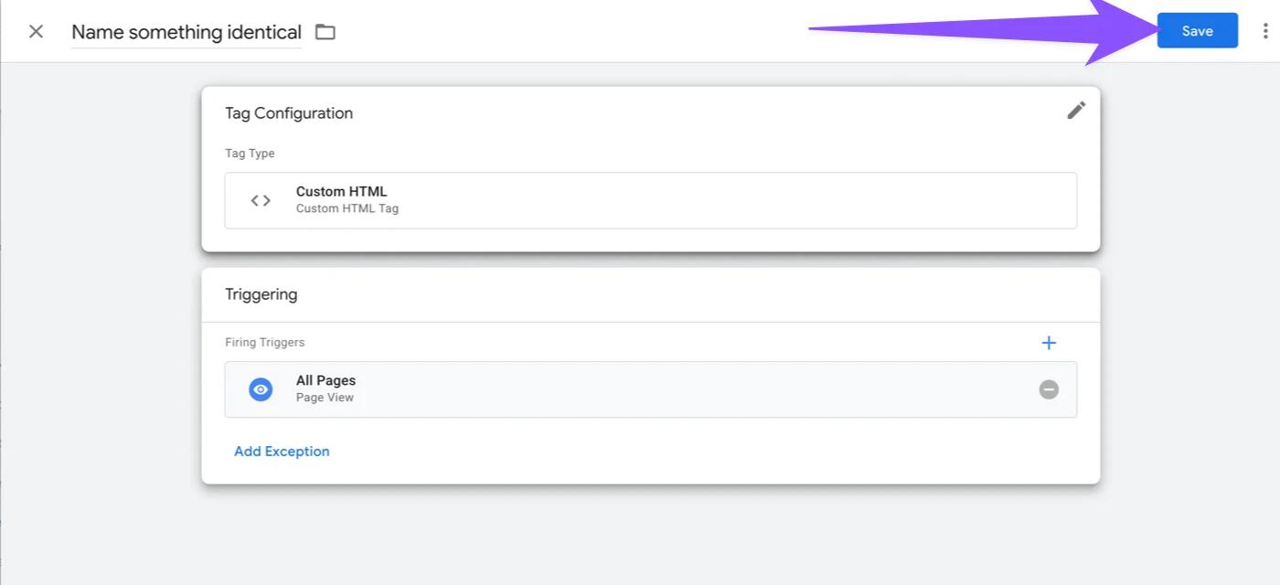 Save Google Tag Manager before preview