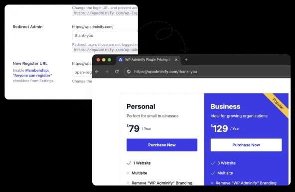 Redirect WP Admin