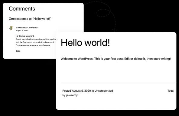 Hide existing comments from WordPress front end