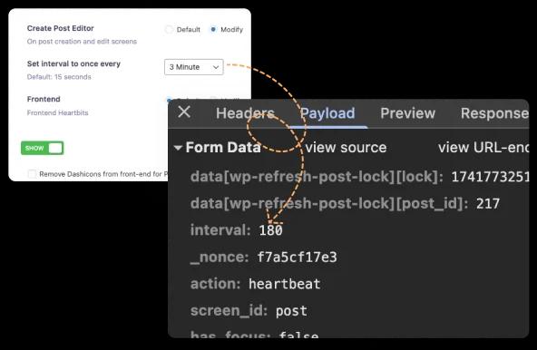 Create Post Editor heartbeat control