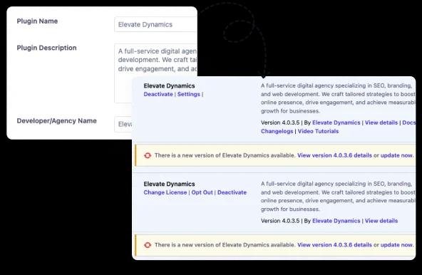 Change WP Adminify plugin name and description