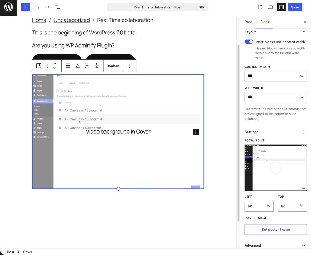 Cover Block: Set Videos as Full Background Without a Plugin