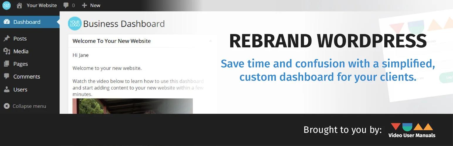 White Label CMS WordPress plugin banner from the WordPress.org plugin directory