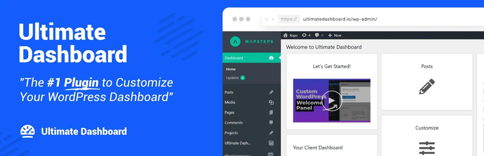 Ultimate Dashboard WordPress plugin banner from the WordPress.org plugin directory