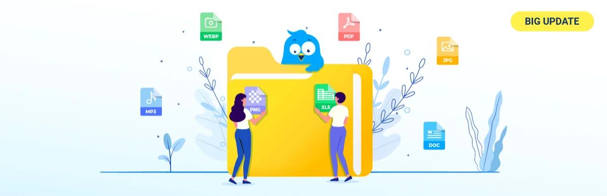 FileBird WordPress plugin banner
