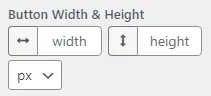 Login page button Width and height