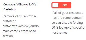 Remove WP.org DNS Prefetch