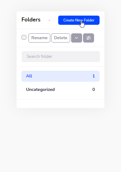 Create unlimited folders